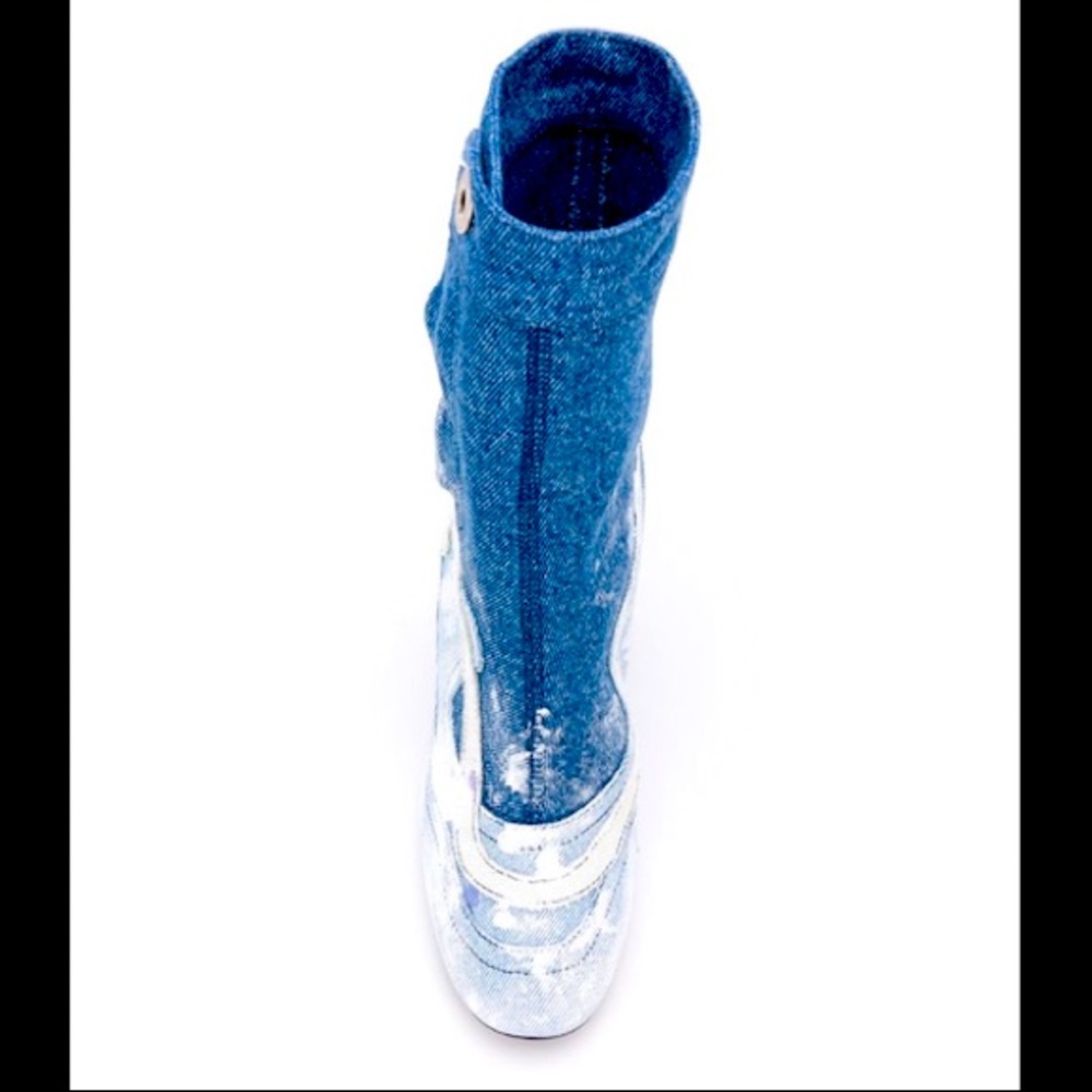 Off-White Denim Ankle Boots Size:(37) - Picture 3 of 4